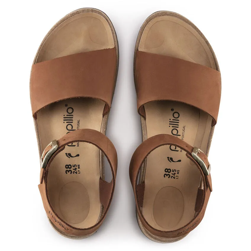 1020042 Glenda Nubuck Leather Pecan