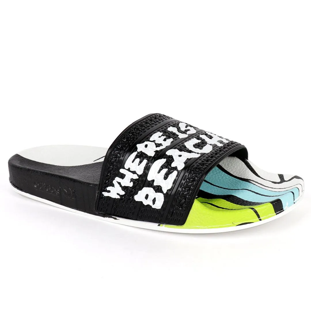 AD Adilette Men's Beach Slide floral Sole