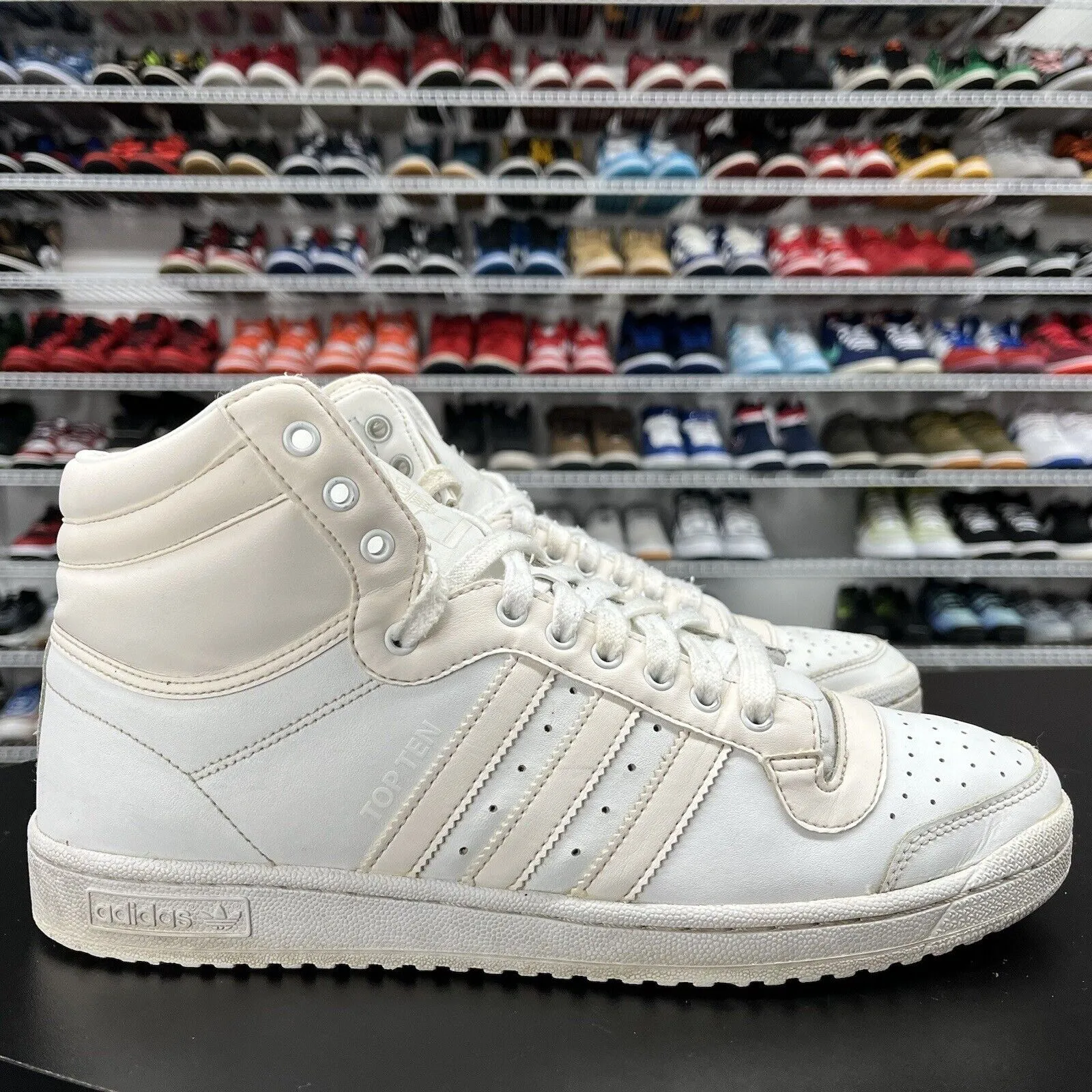 Adidas Top Ten High White And Pink S84596 Size 11.5