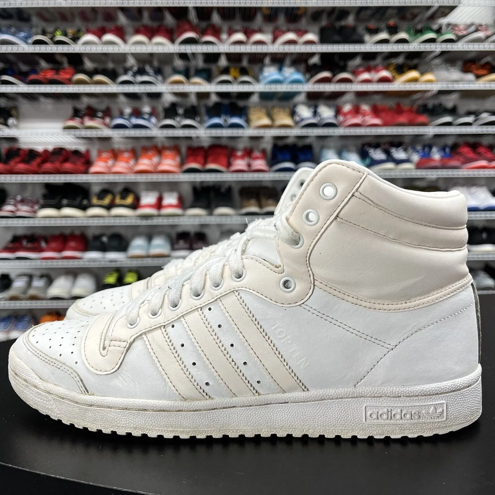 Adidas Top Ten High White And Pink S84596 Size 11.5
