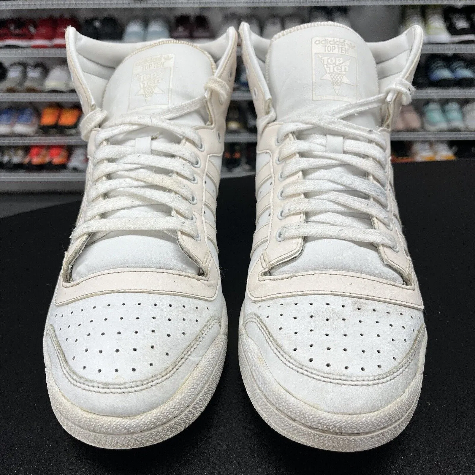 Adidas Top Ten High White And Pink S84596 Size 11.5