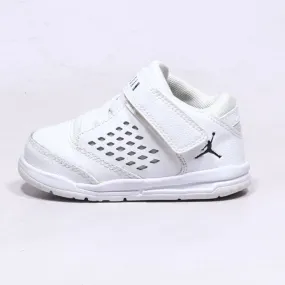 Air Jordan Flight Origin 4 Sneakers Leather White Color For Kids