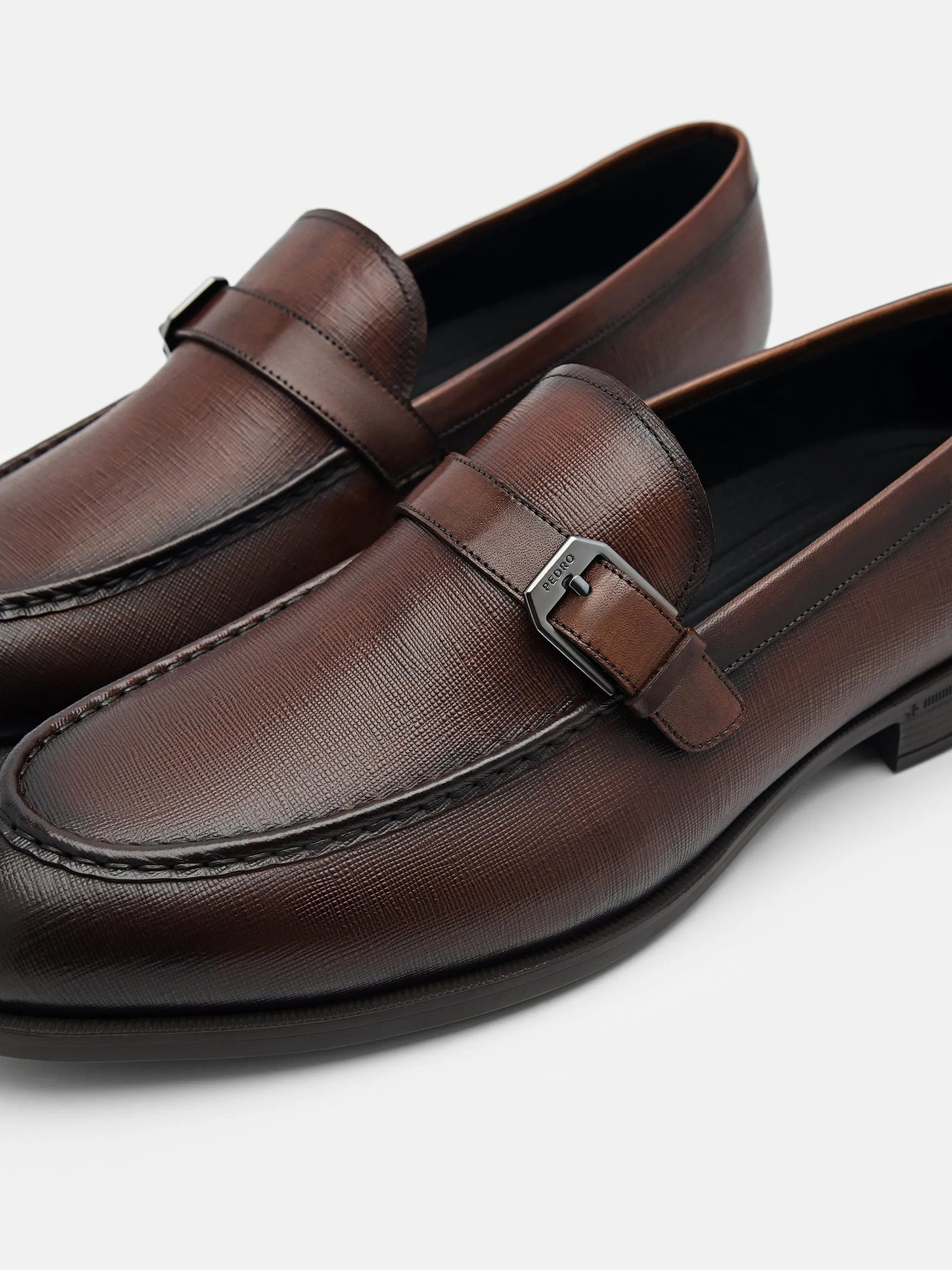 Altitude Lightweight Saffiano Leather Loafers