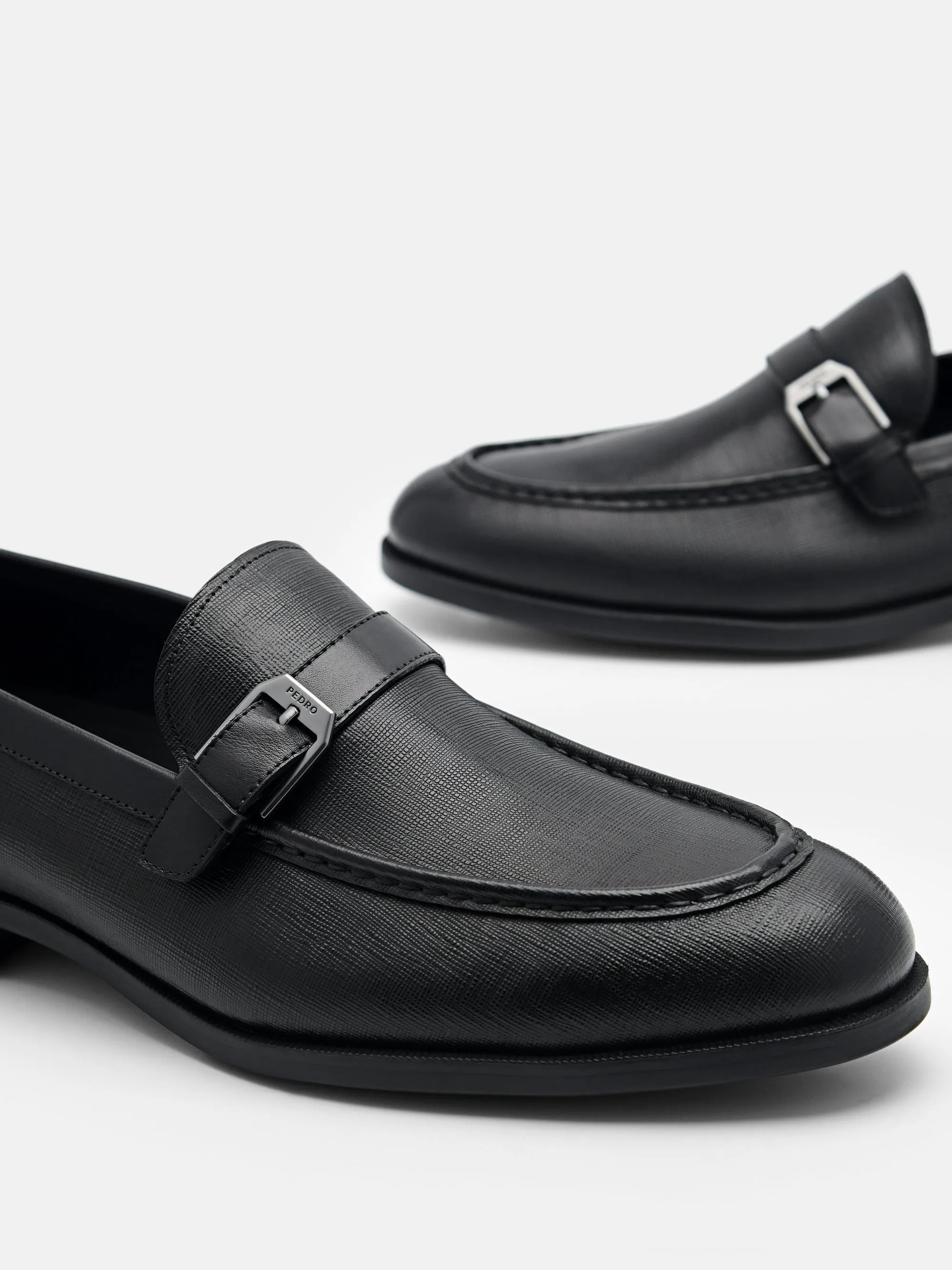 Altitude Lightweight Saffiano Leather Loafers