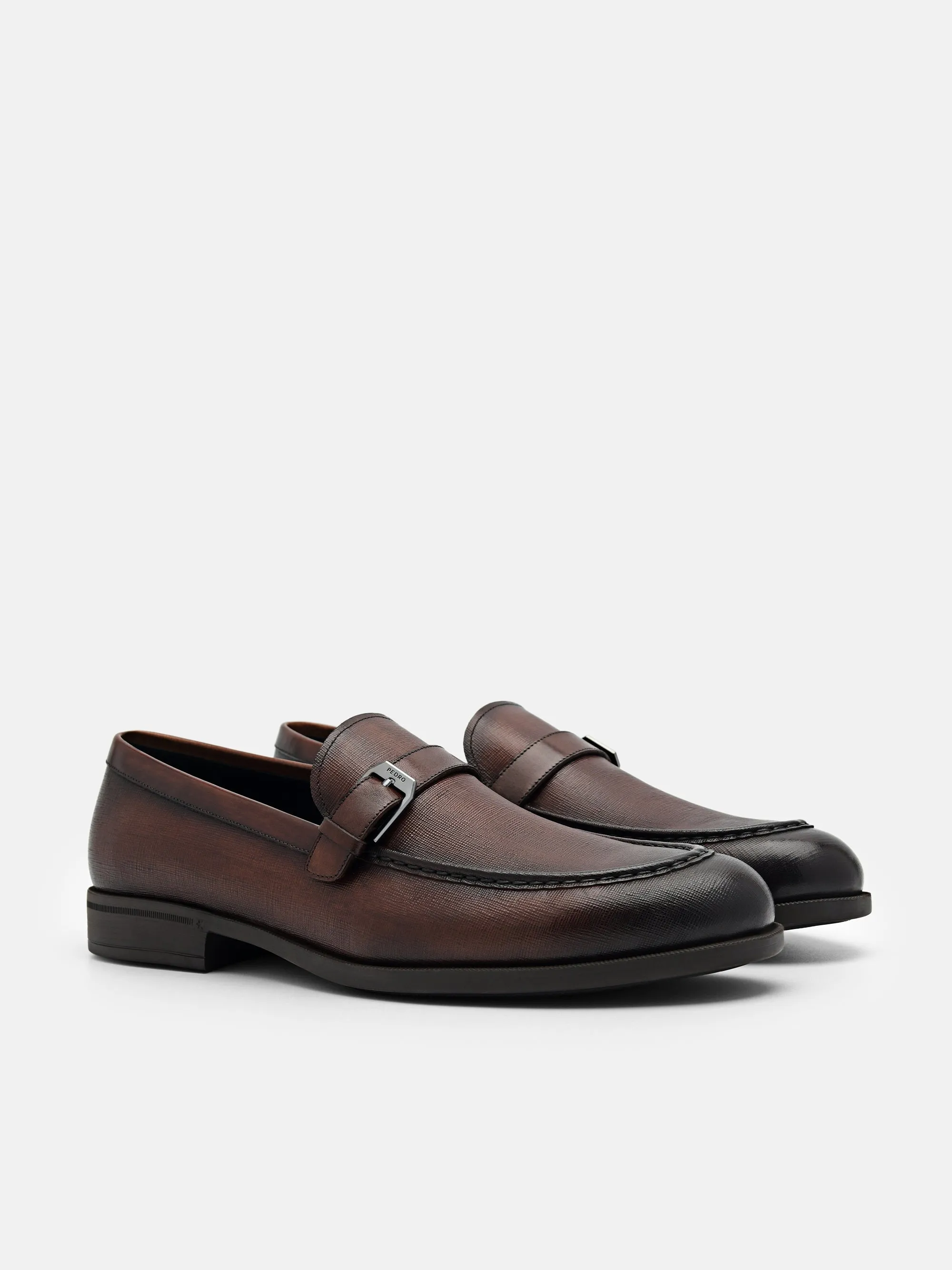 Altitude Lightweight Saffiano Leather Loafers