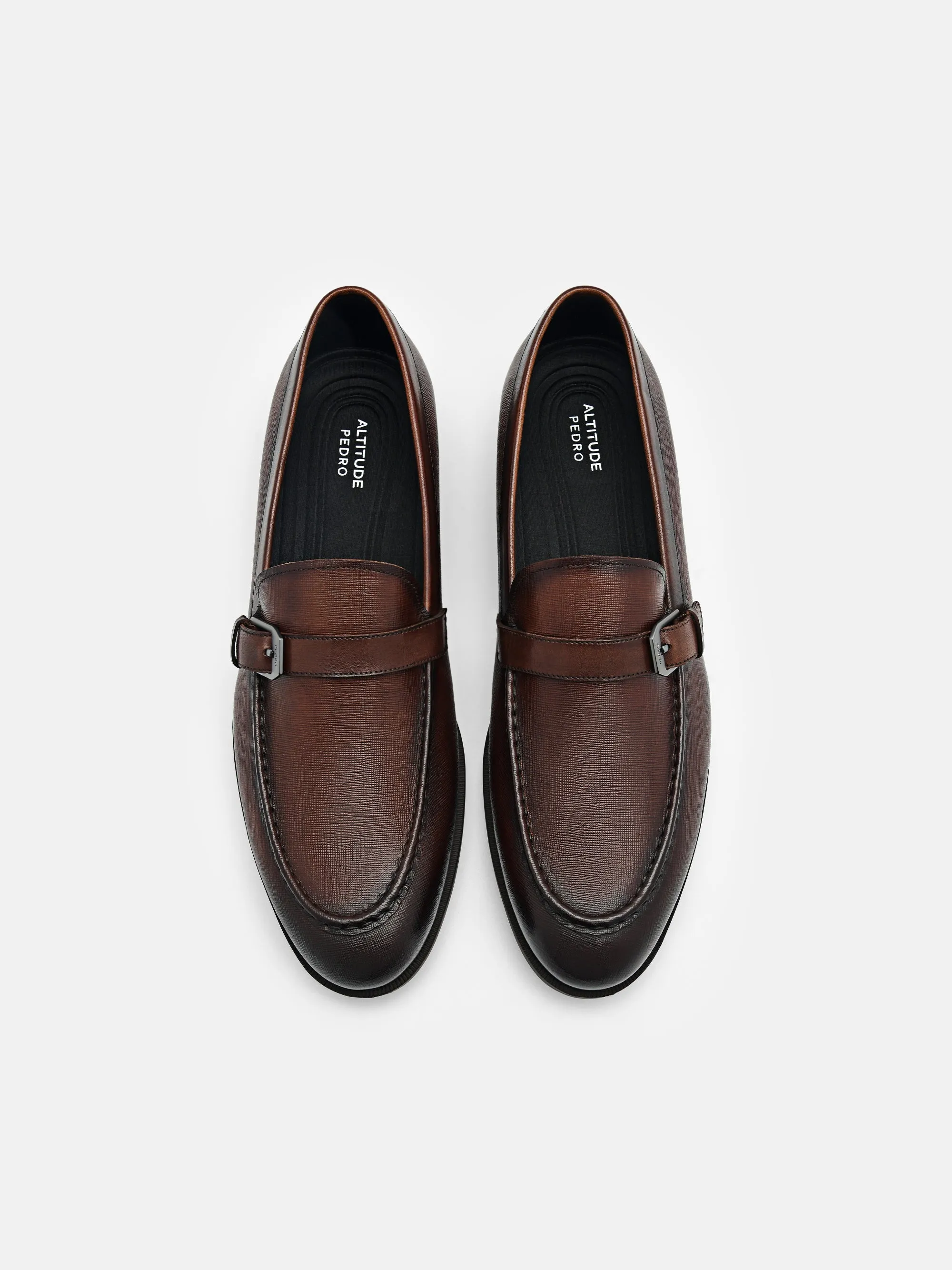 Altitude Lightweight Saffiano Leather Loafers