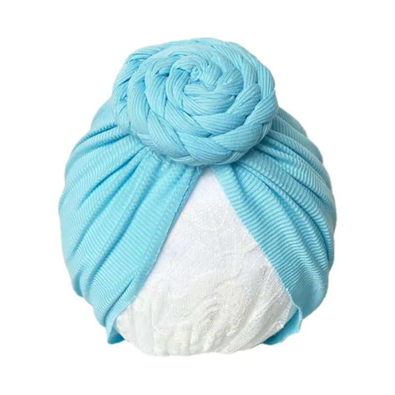 Baby Braid Decor Solid Color Turban Wholesale 9158556