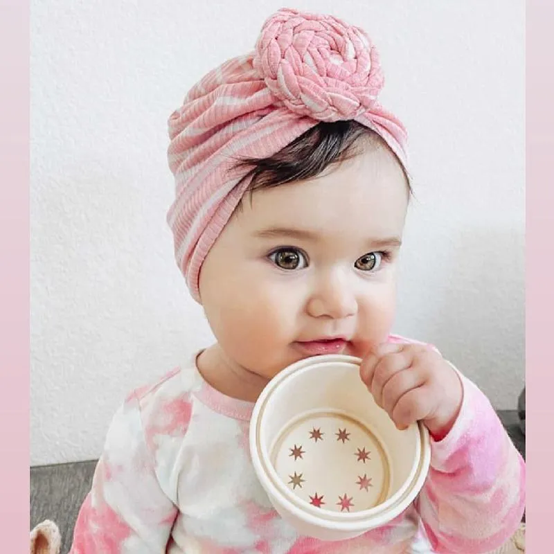 Baby Braid Decor Solid Color Turban Wholesale 9158556