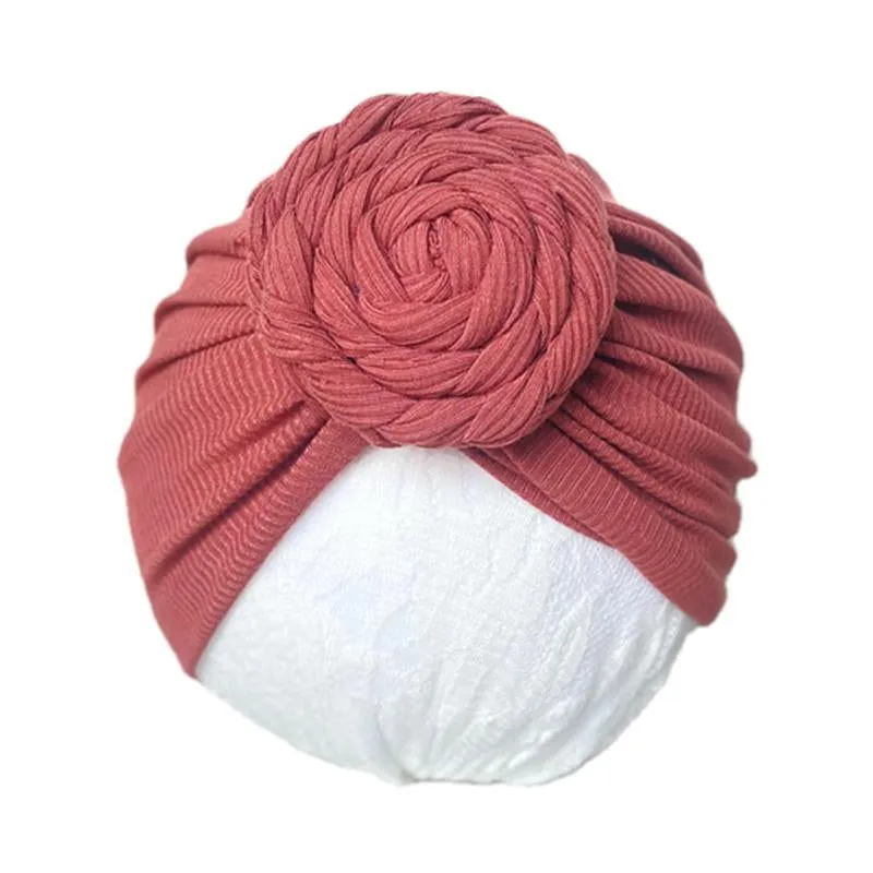 Baby Braid Decor Solid Color Turban Wholesale 9158556