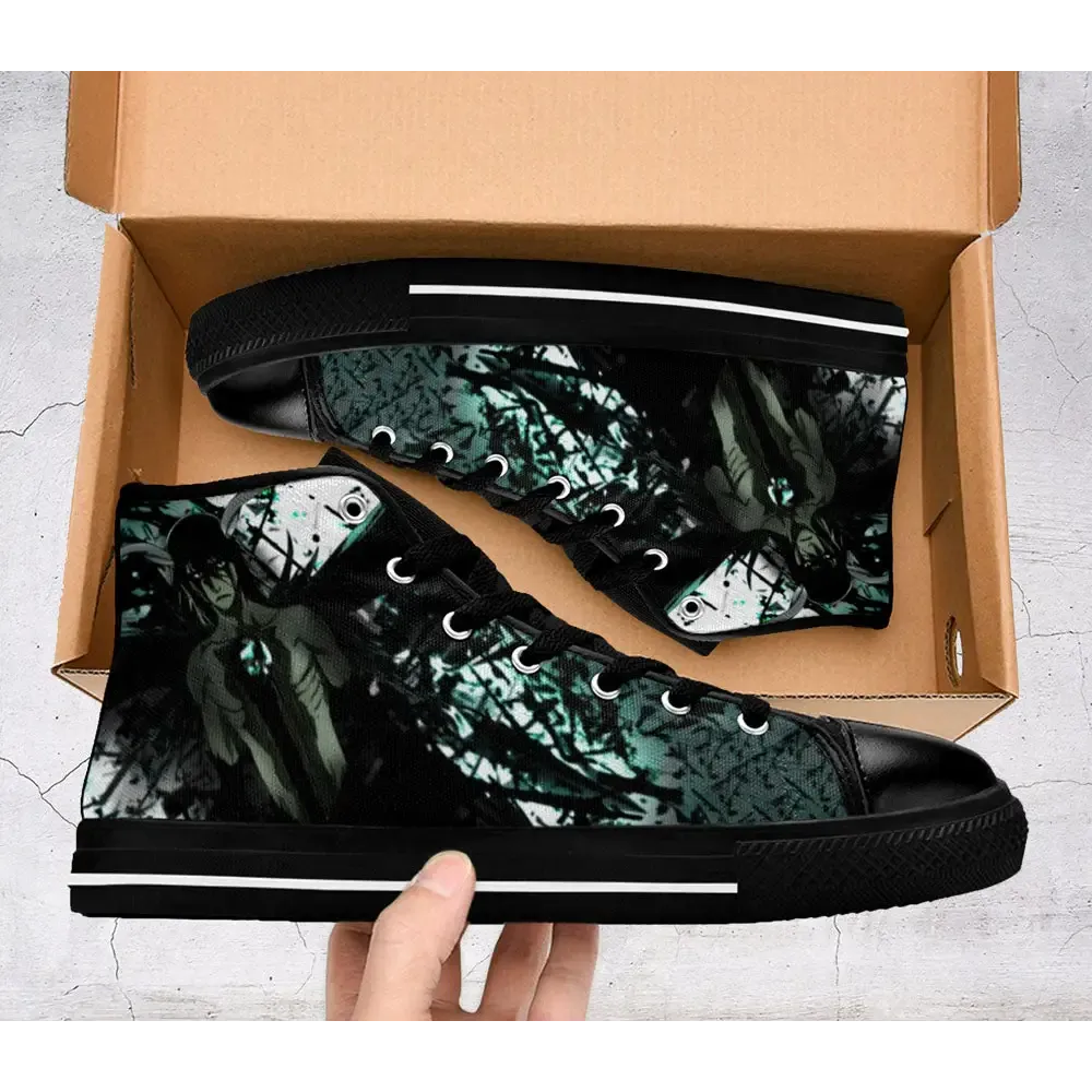 Bleach Ulquiorra Cifer Brave Souls Shoes High Top Sneakers for Kids and Adults