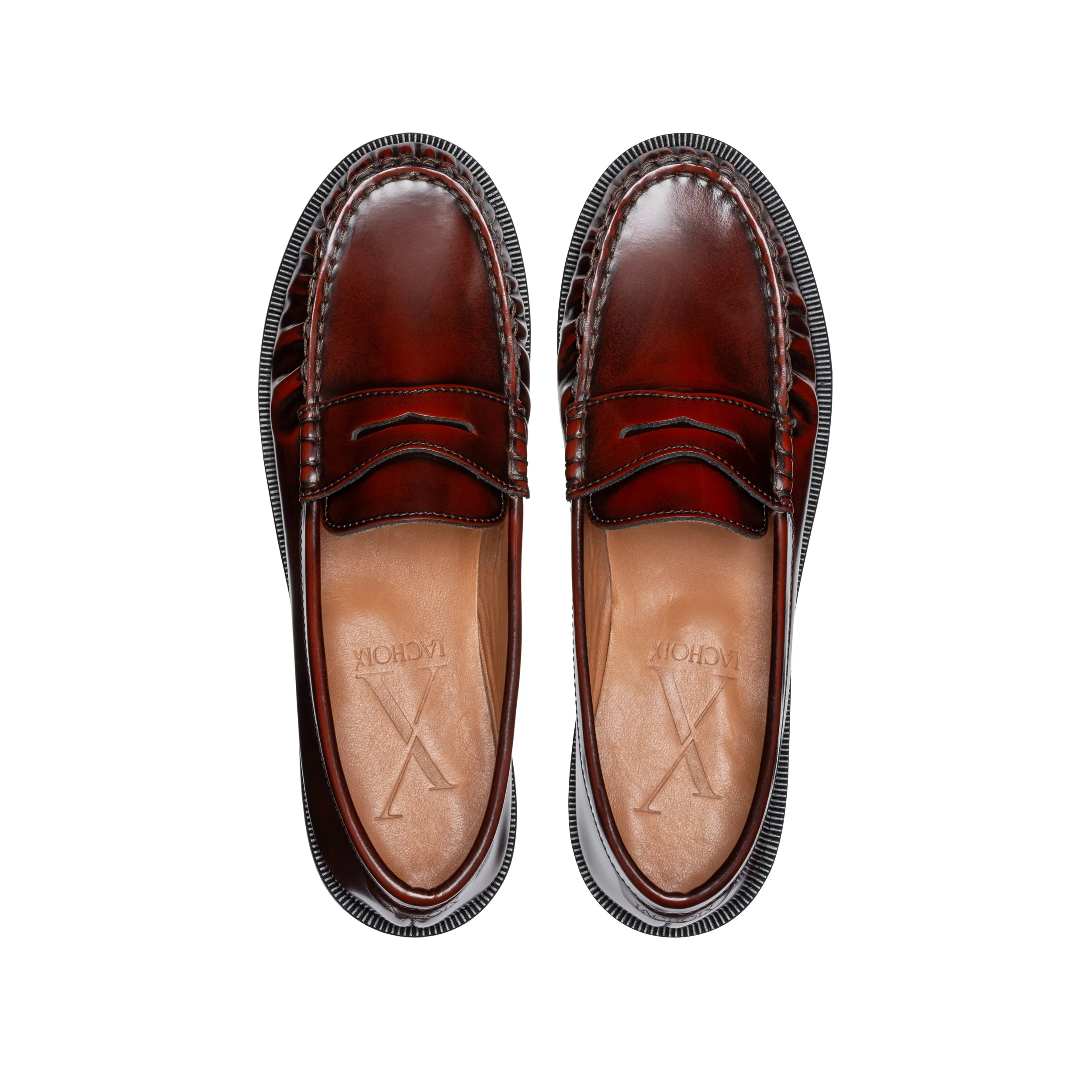 Bordeaux Penny Chunky Loafer