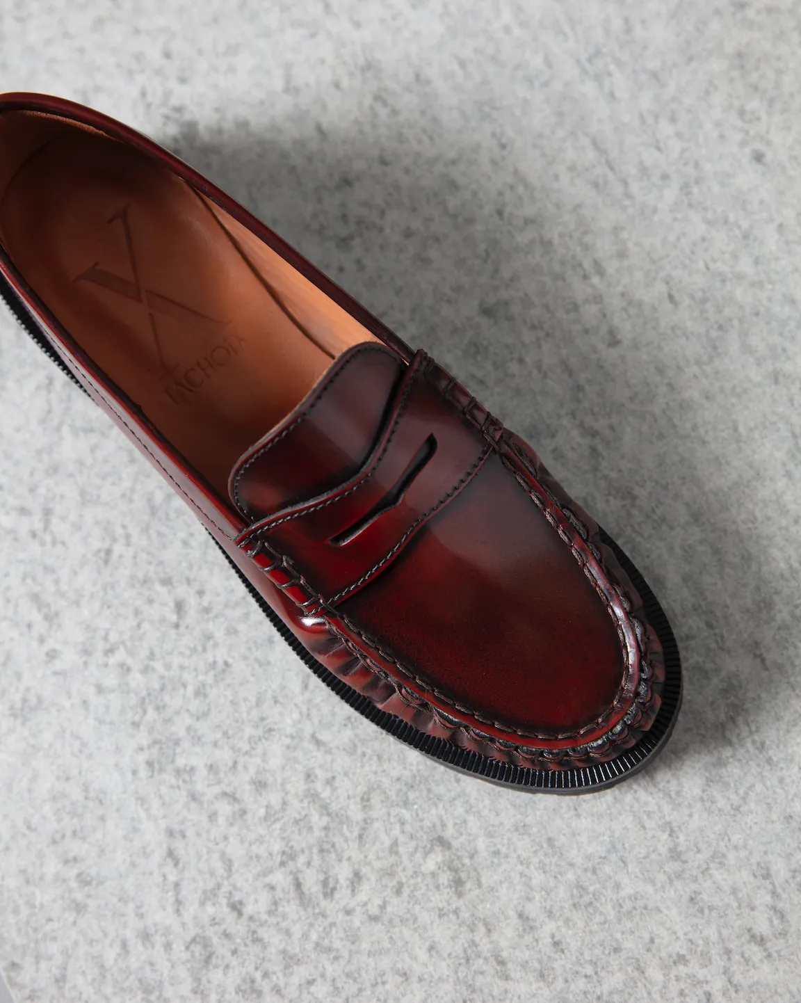 Bordeaux Penny Chunky Loafer
