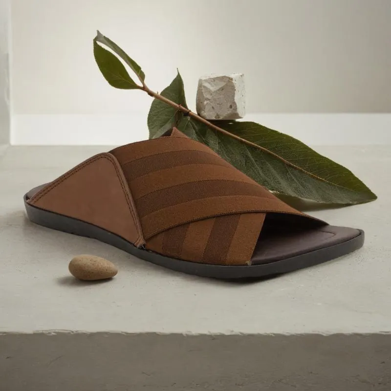 Brown Stylish Summer Slippers for men