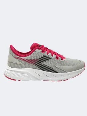 Diadora Passo 3 Women Running Shoes Silver/Black/Red