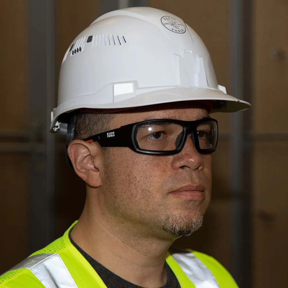 Klein 60163 Professional Safety Glasses, Full Frame, Clear Lens