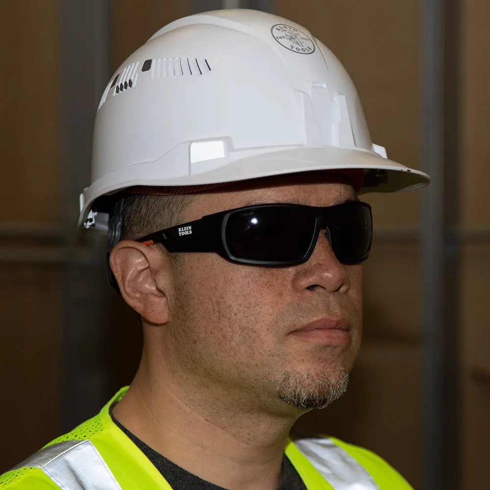 Klein 60164 Professional Safety Glasses, Full Frame, Gray Lens