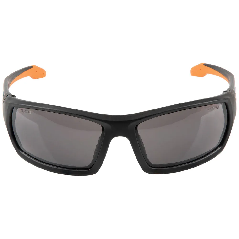 Klein 60164 Professional Safety Glasses, Full Frame, Gray Lens
