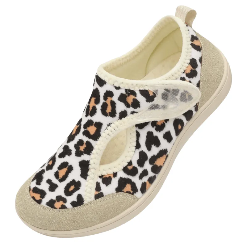 Leopard Print Diabetic Shoes – Stylish Comfort with Custom Fit