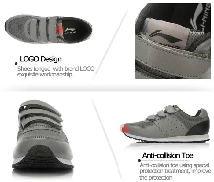 Li-Ning Outdoor Running Shoes Men Stylish Lace-Up Breathable Stability Sneakers Sport Shoes Li-Ning