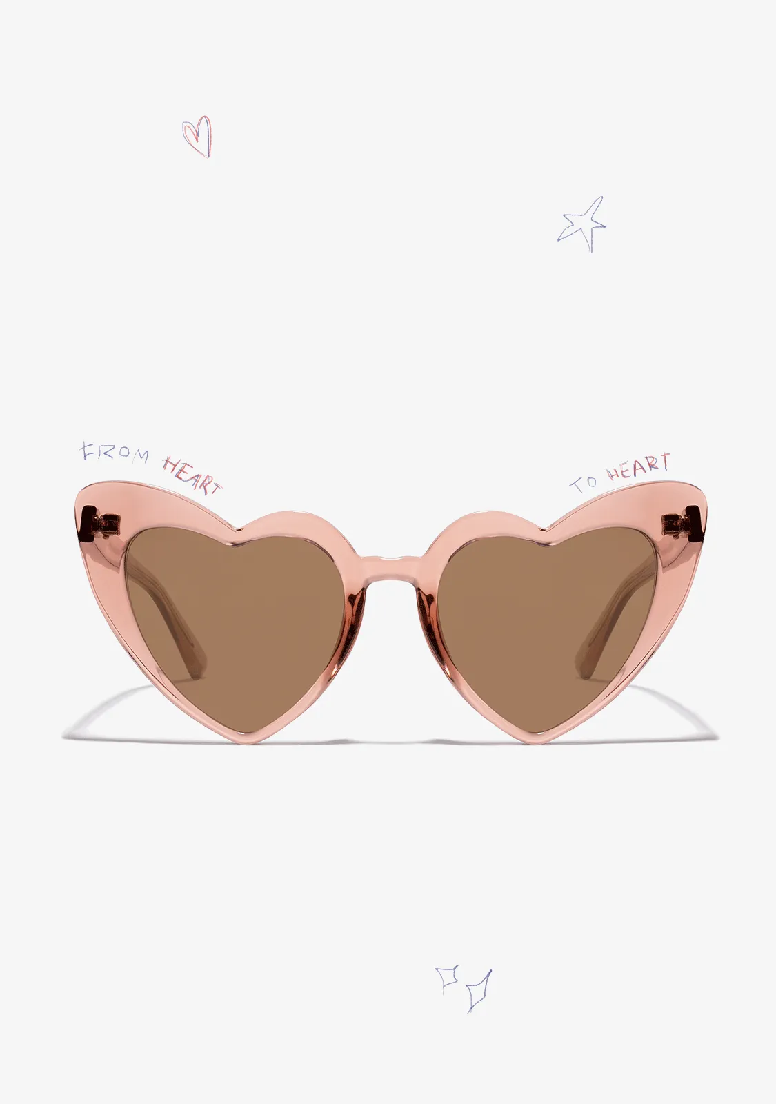 Love Heart Trans Brown / Brown