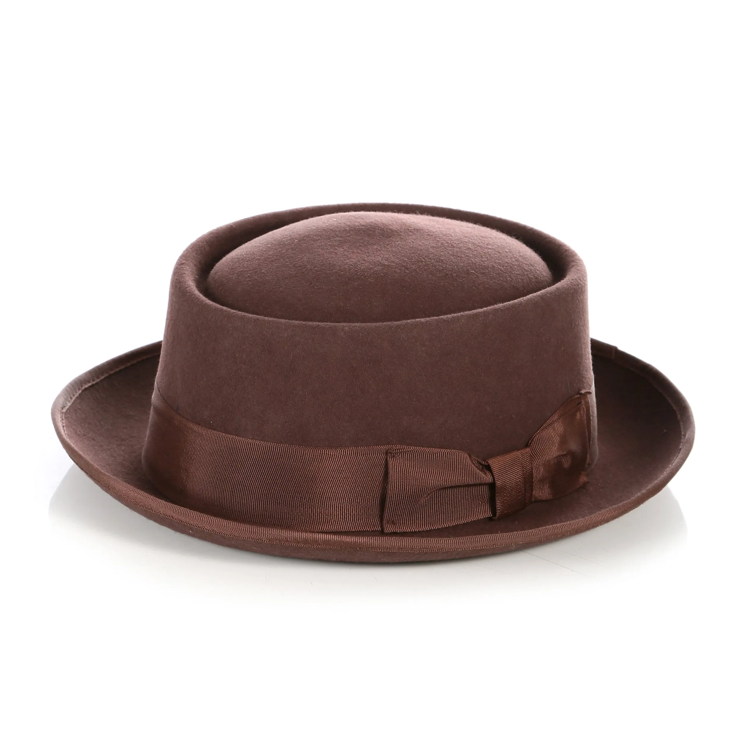 Men Classic Pork Pie Hat-MSD32