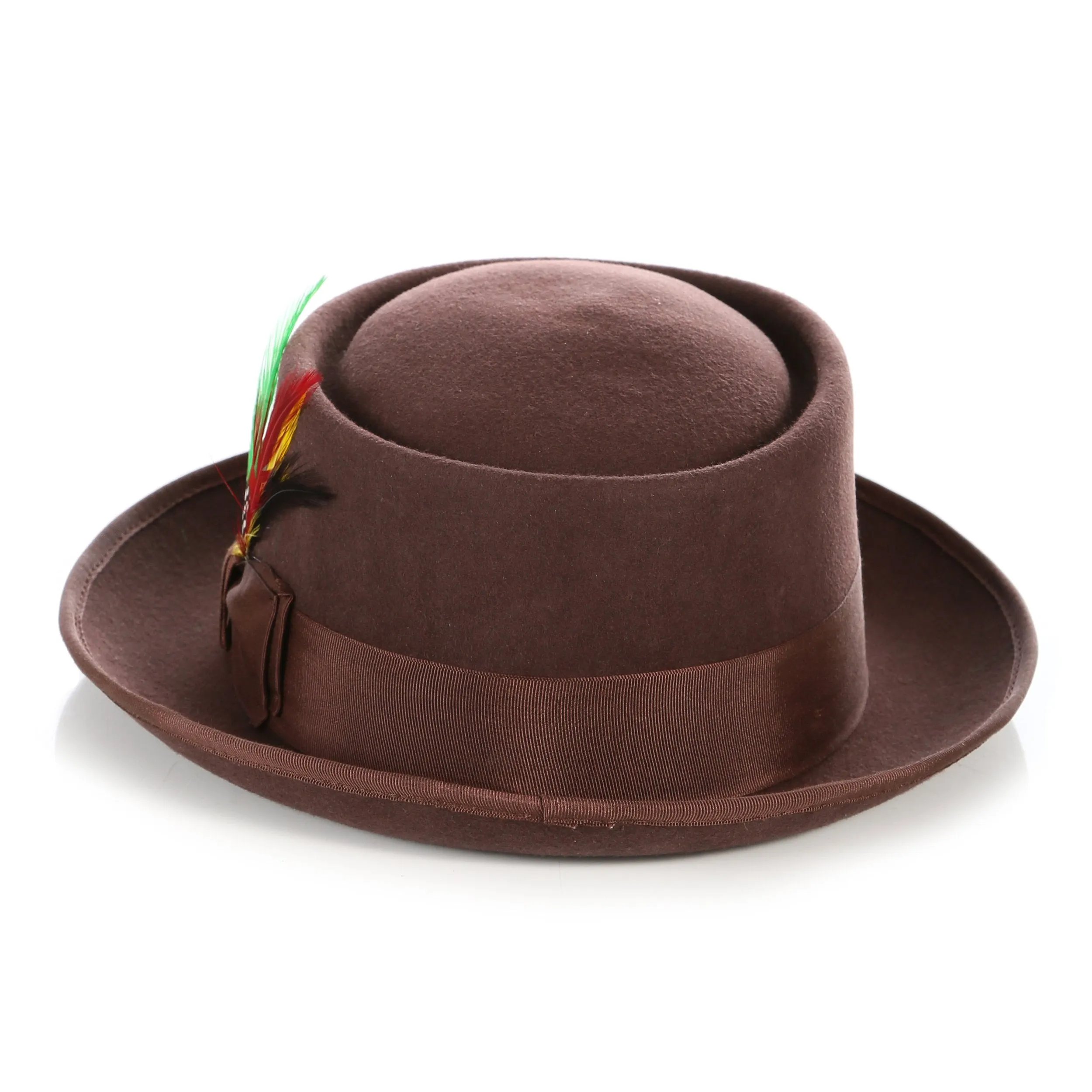 Men Classic Pork Pie Hat-MSD32