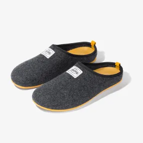 Mercredy Men's Slippers, Black & Yellow
