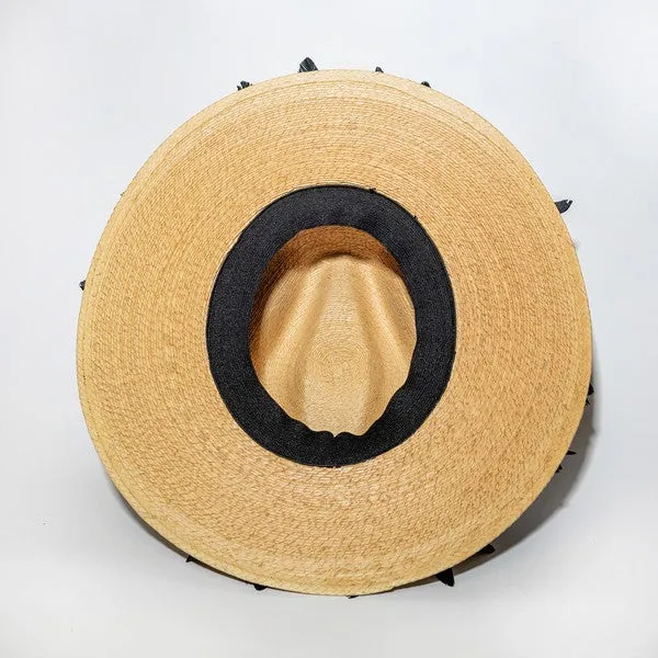 Natural Miguel Statement Feathers Hat Handmade