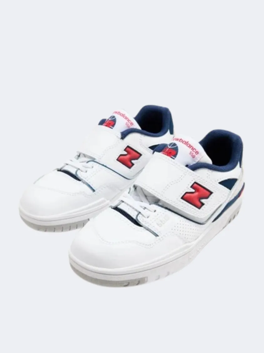 New Balance 550 Ps-Boys Lifestyle Shoes White/Blue/Red