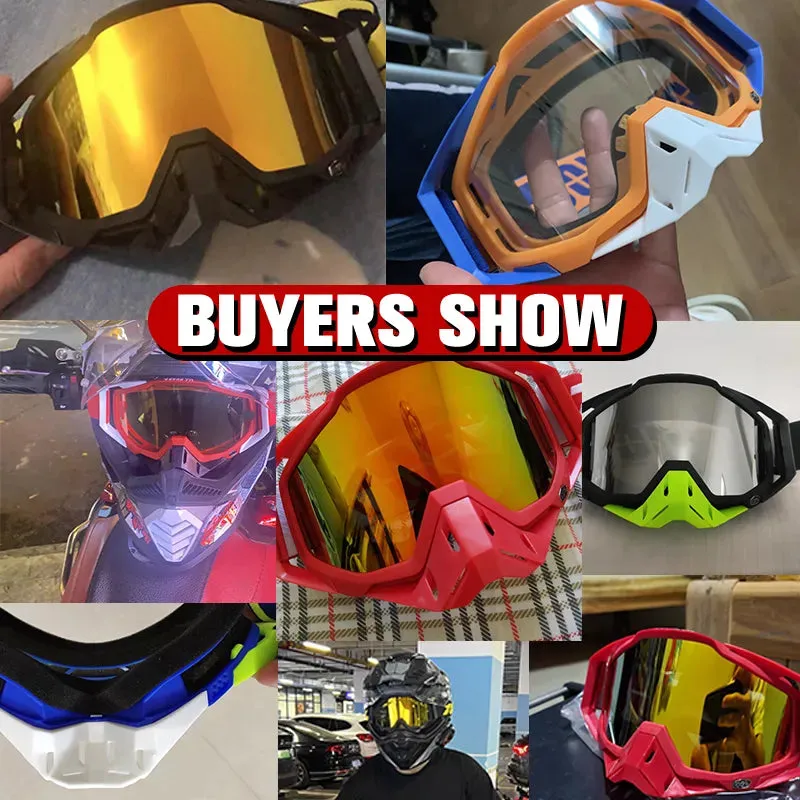 New Protective Glasses Motorcycle Outdoor Sports Windproof Dustproof Eye Glasses Ski Snowboard Goggles Motocross Riot Control 1