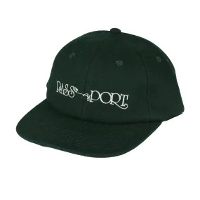 Pass~Port - Stem Logo Woollen Casual Cap Forest Green