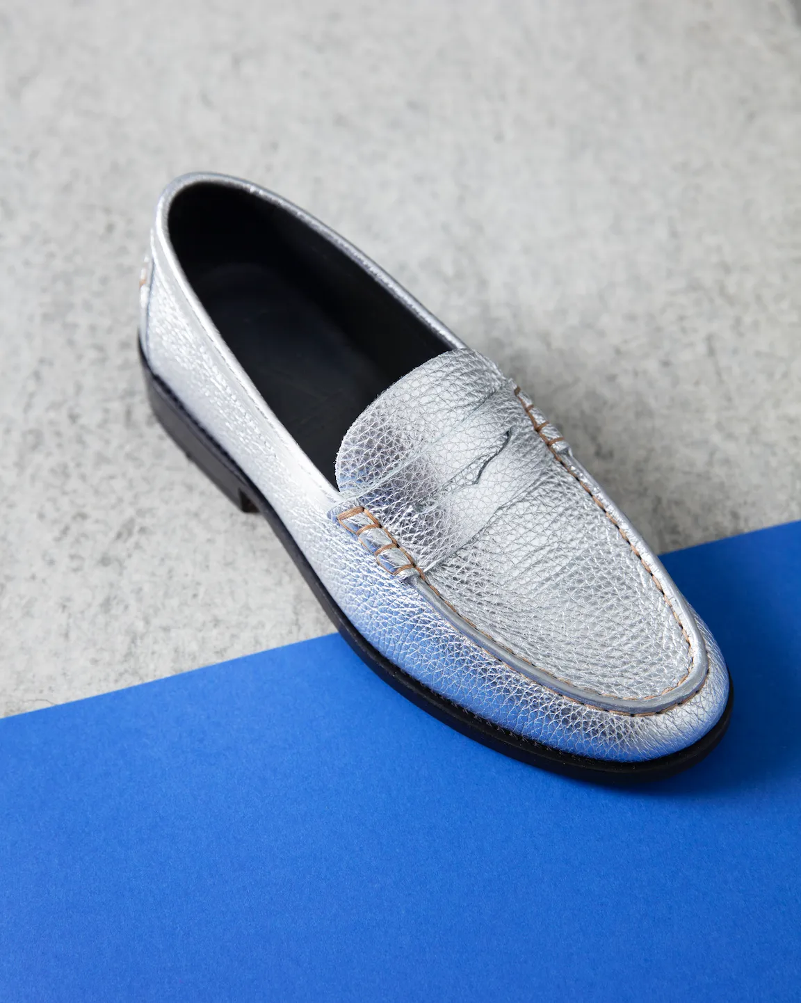 Penny Loafer Silver