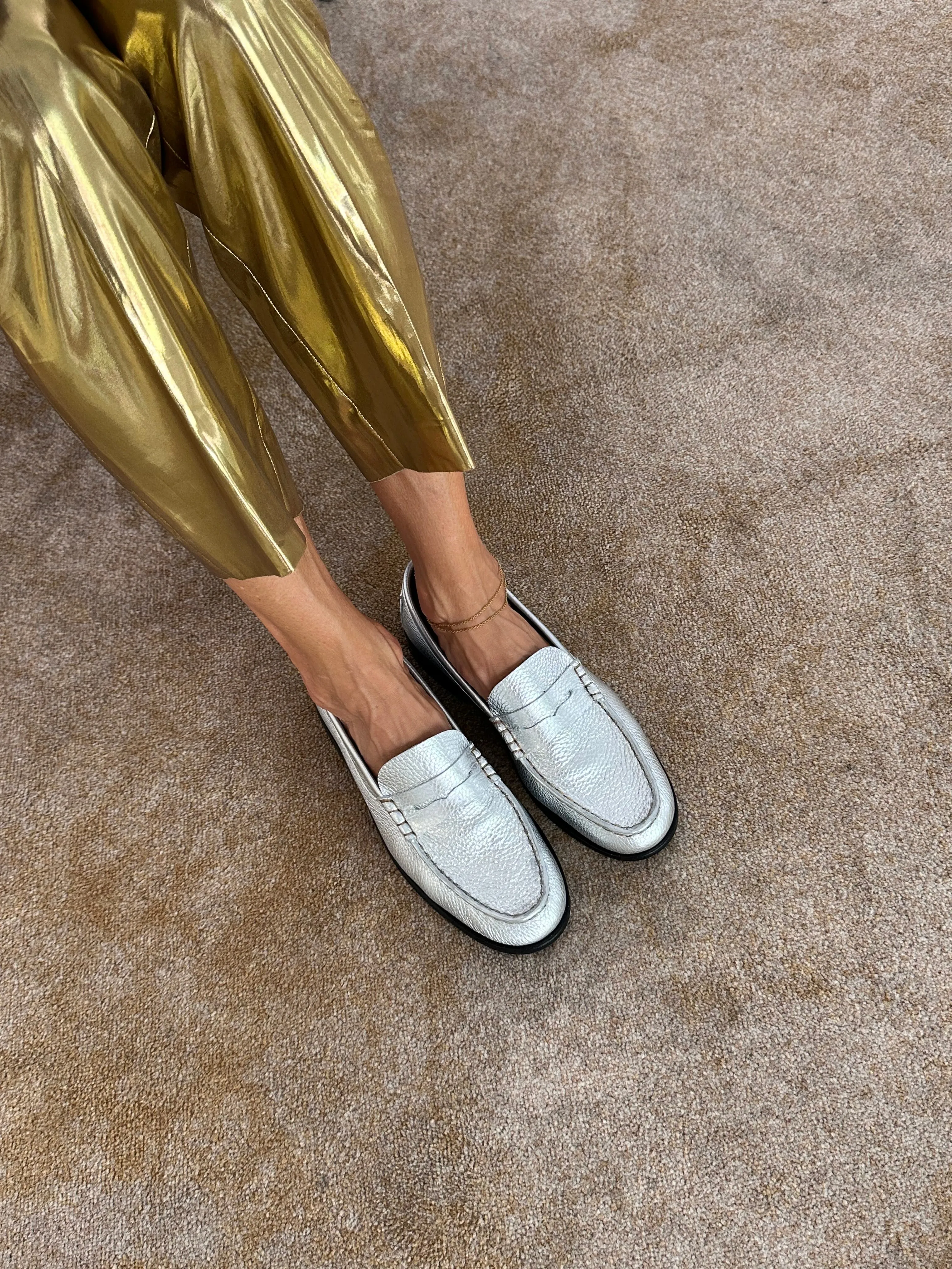 Penny Loafer Silver