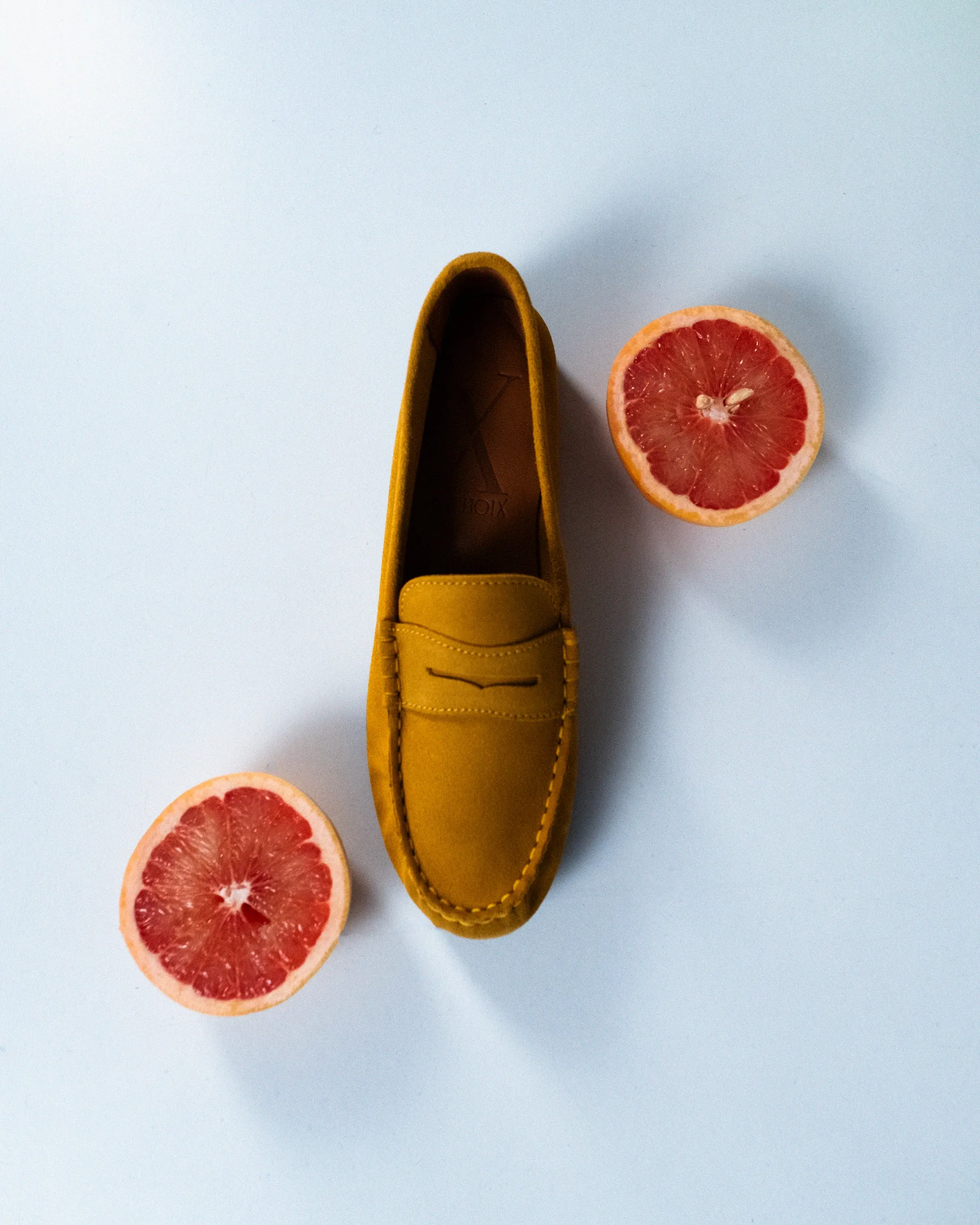 Penny Loafer Suede Dandelion