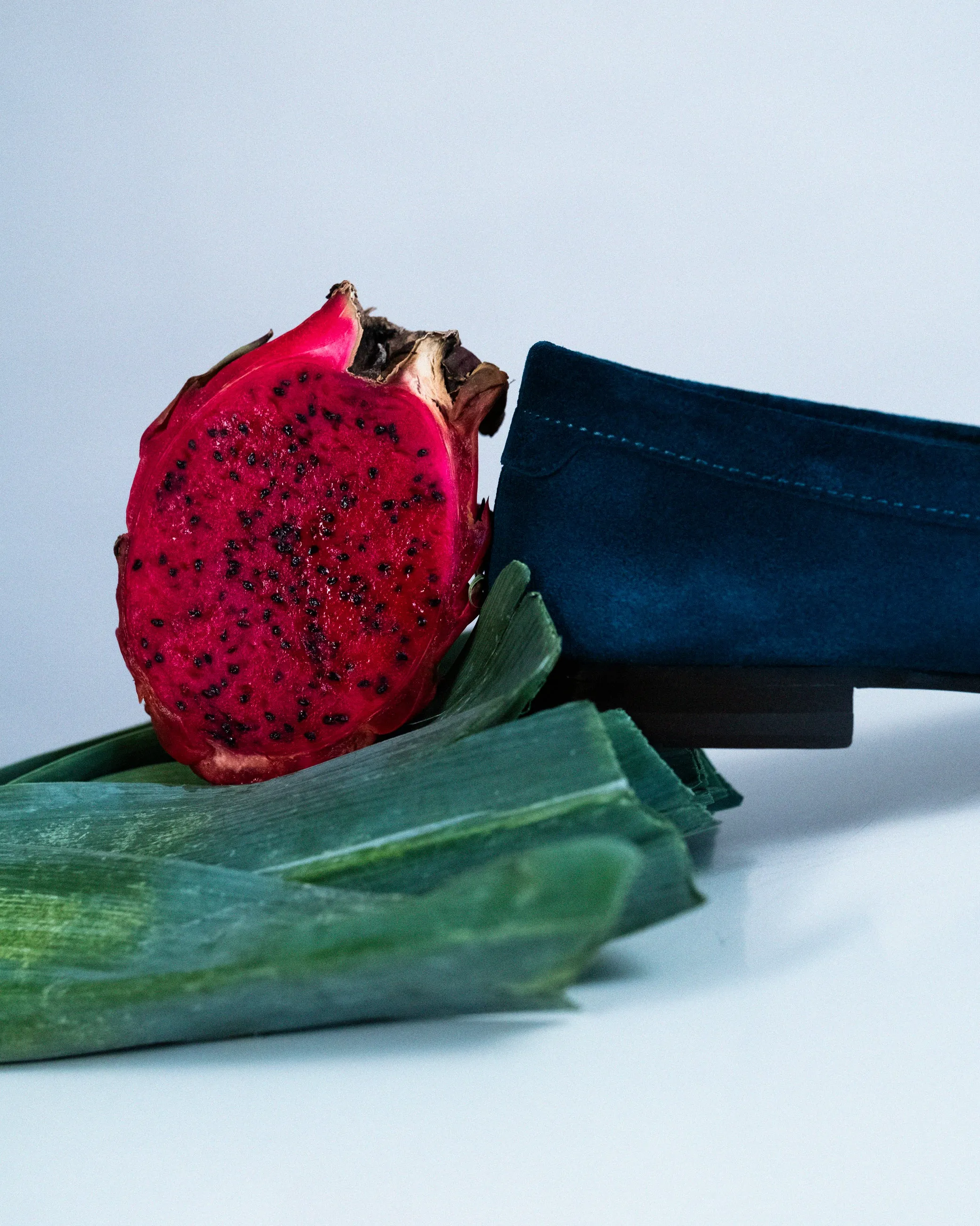 Penny Loafer Suede Petrol Blue