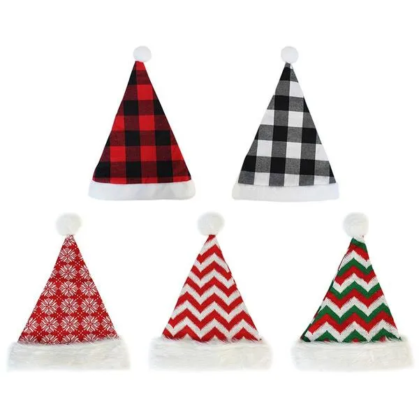 Plush Knitted Christmas Hat