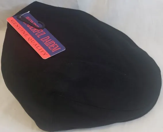 Plymouth -- Unisex Wool Ivy Cap -- Black