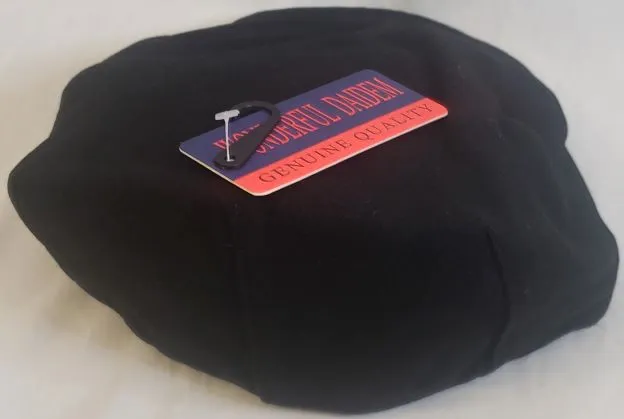 Plymouth -- Unisex Wool Ivy Cap -- Black