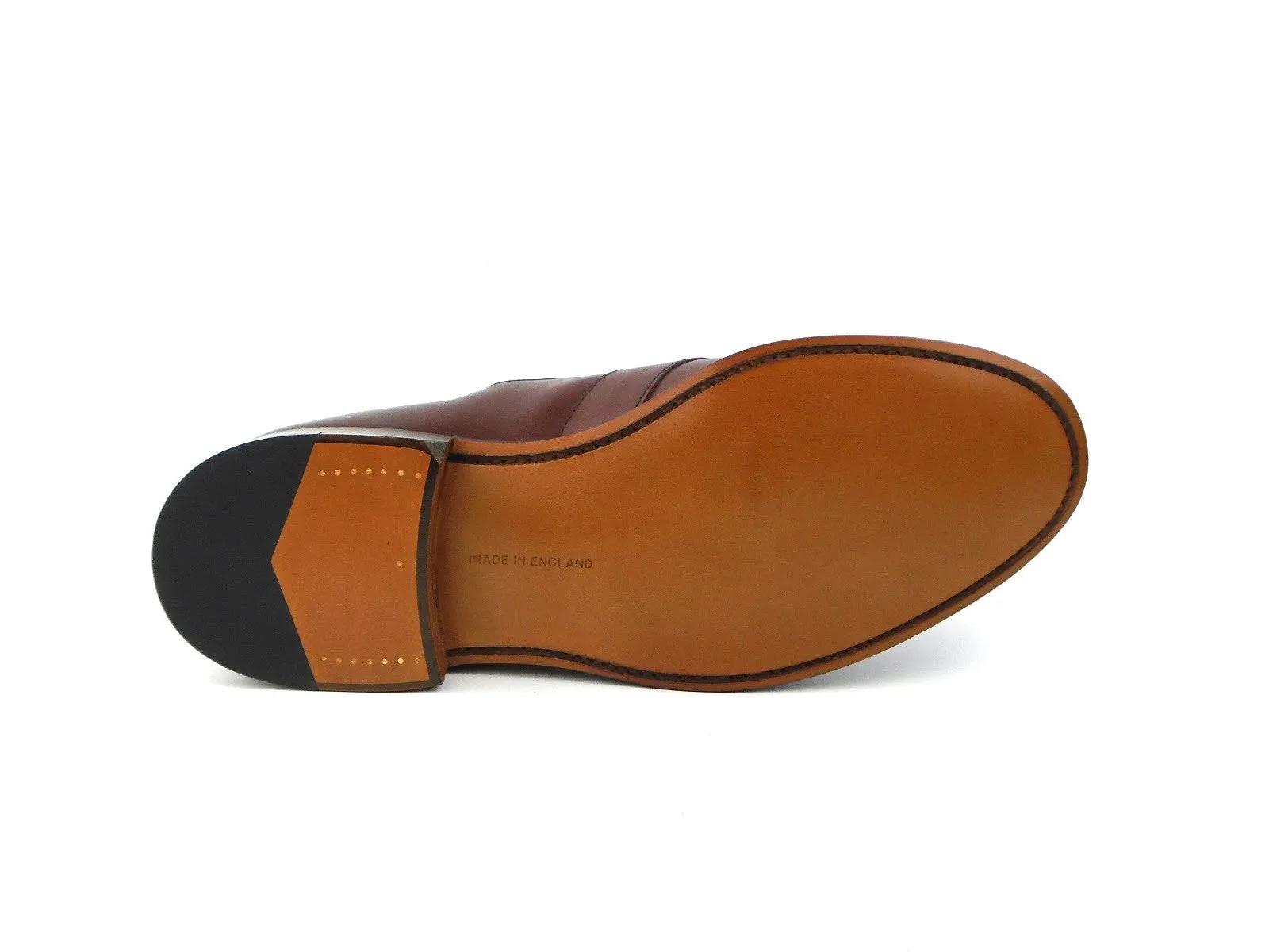 Saddle Loafer - Burgundy Burnished