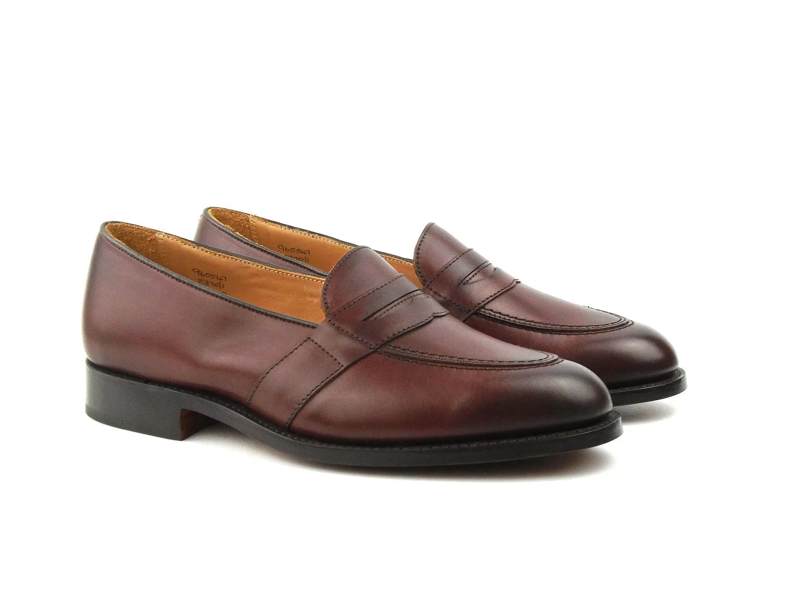 Saddle Loafer - Burgundy Burnished