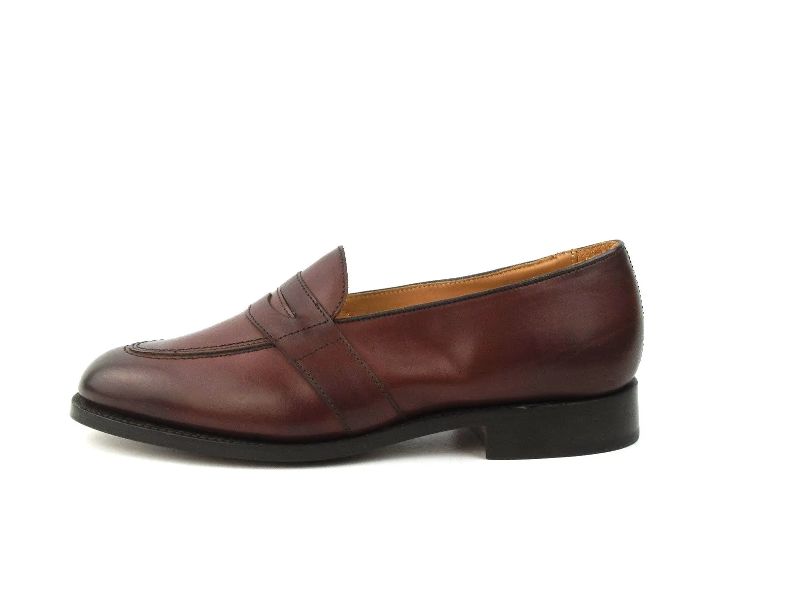 Saddle Loafer - Burgundy Burnished