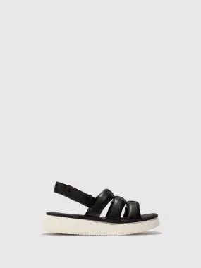 Sling-Back Sandals CAZI468FLY BLACK