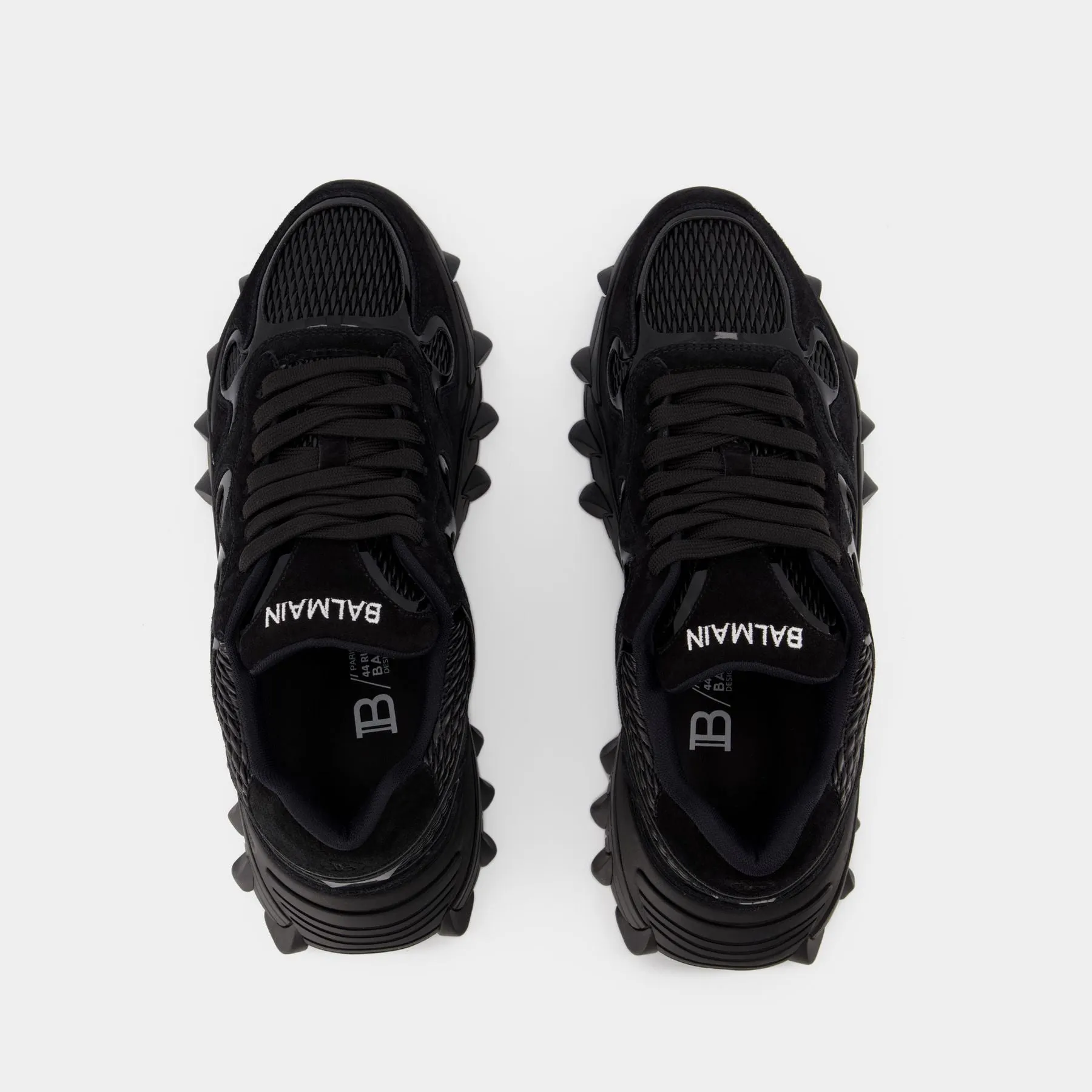Sneakers B-East - Balmain - Suède - Multi