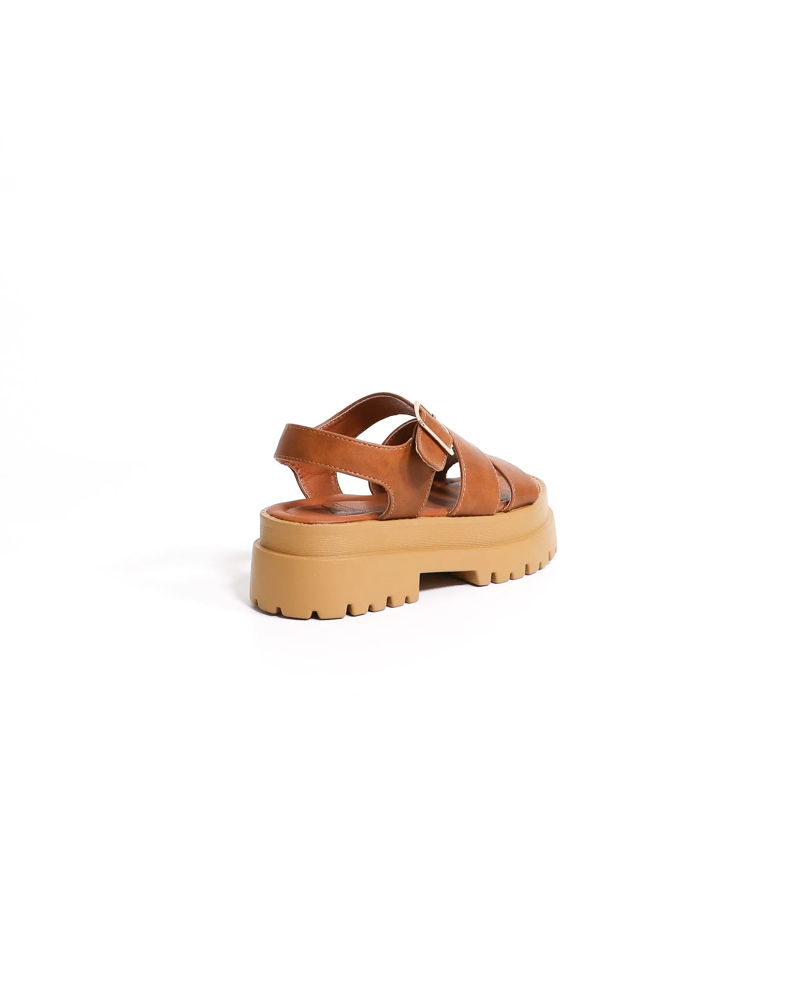 SOMETHING FAMILIAR PLATFORM SANDAL