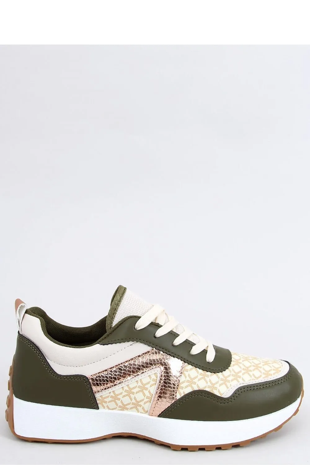 Sporty Glamour Ecological Leather Sneakers