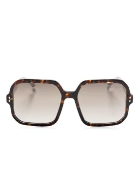 square-frame sunglasses