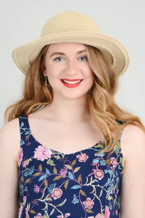 Taupe Hat, Cotton