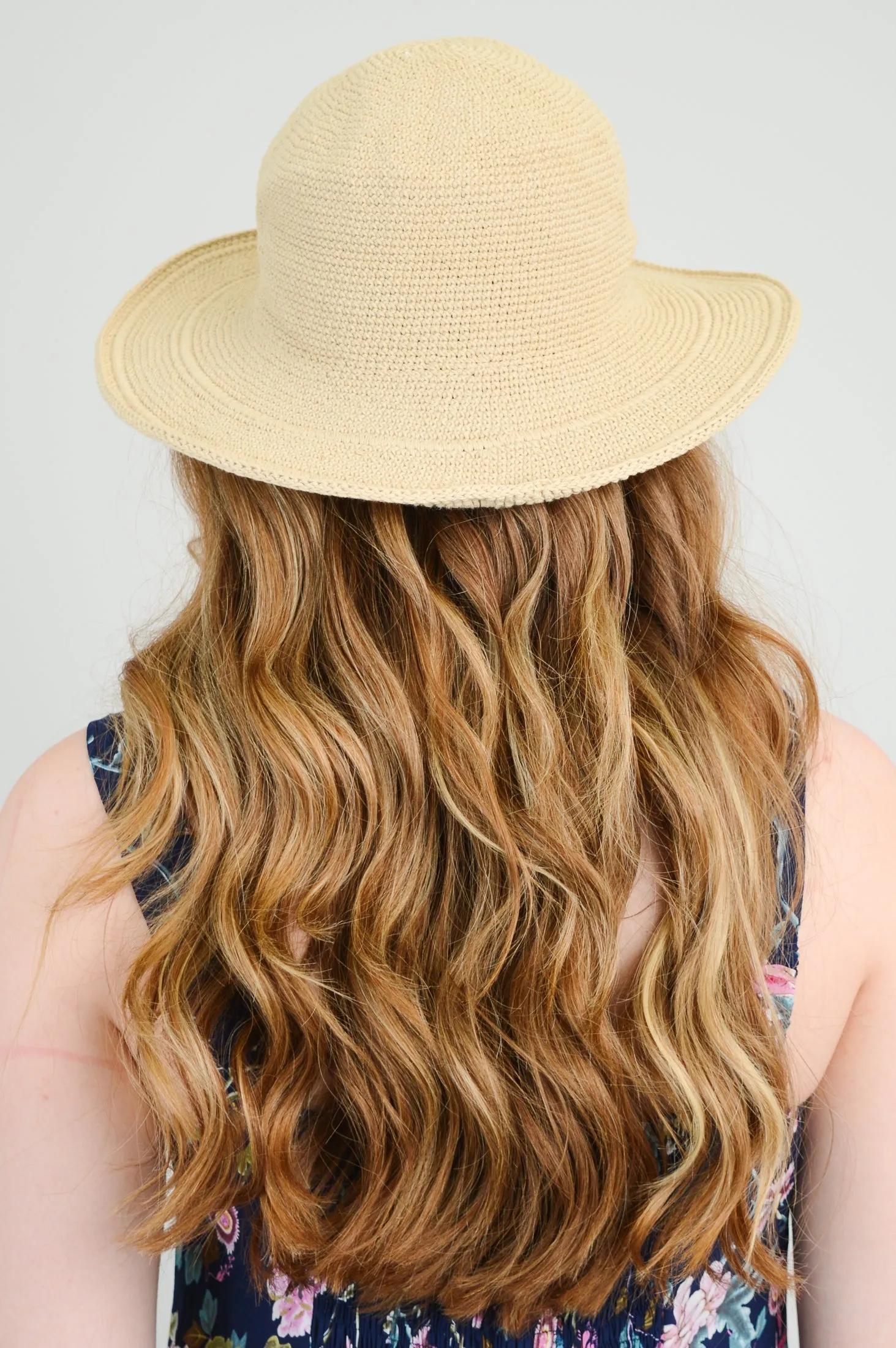 Taupe Hat, Cotton