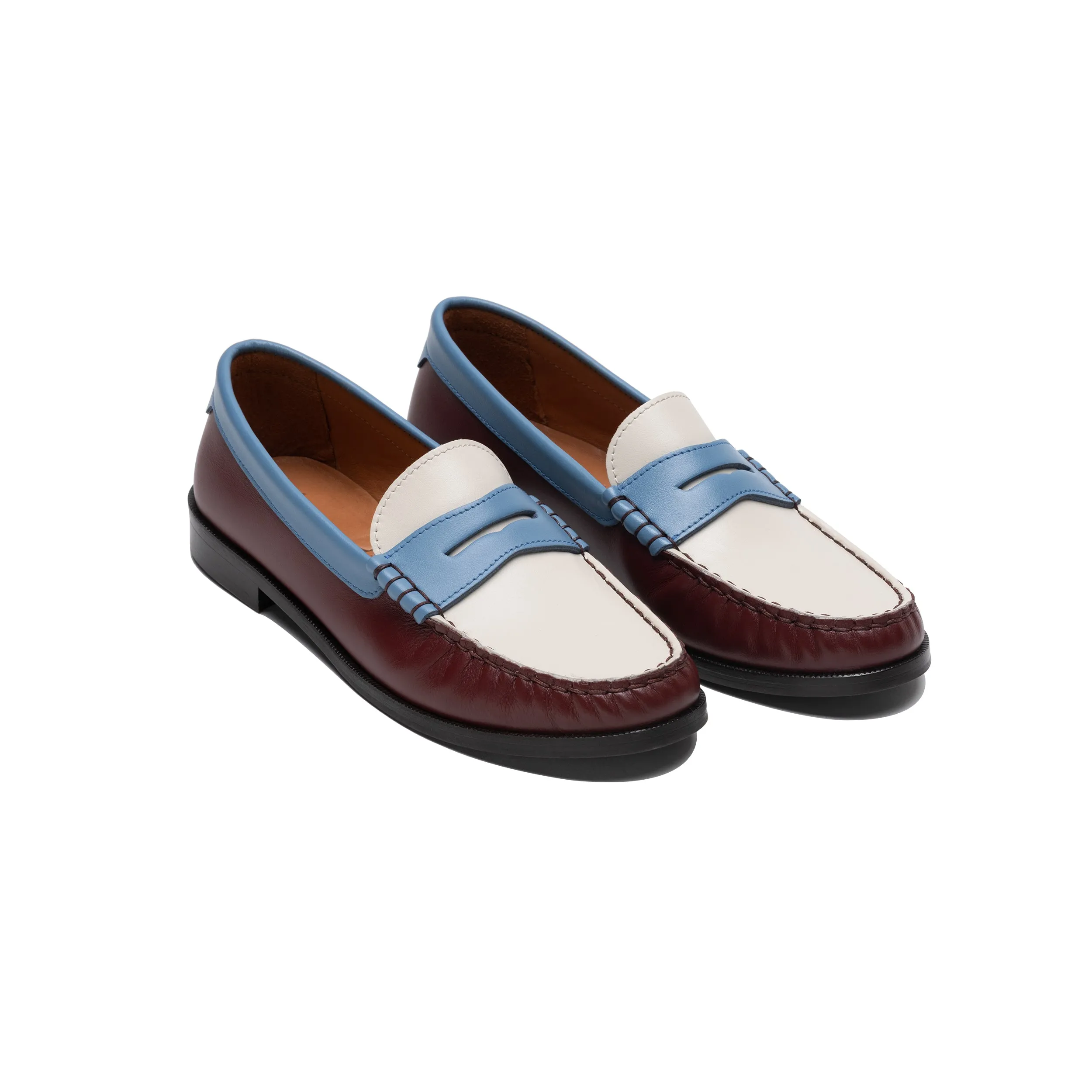 The Three Shades Loafer Burgundy