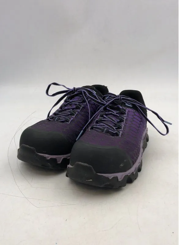 Timberland Pro Women's Powertrain Sport A1H1S Purple Work Shoes - Size 7.5